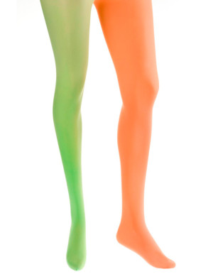 Strumpfhose 60den orange/grün Kinder