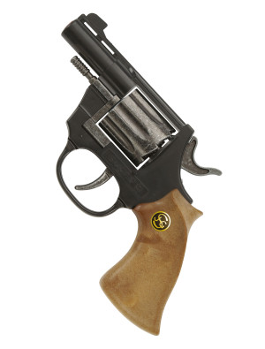 Pistole Super 8 schwarz/braun