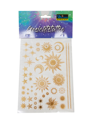 Tattoo Galaxy Metallic gold