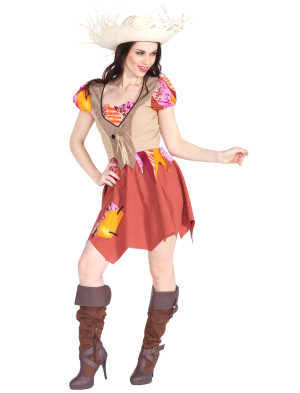 Kleid Vogelscheuche 44