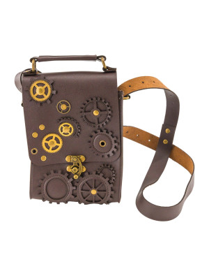Tasche Steampunk braun