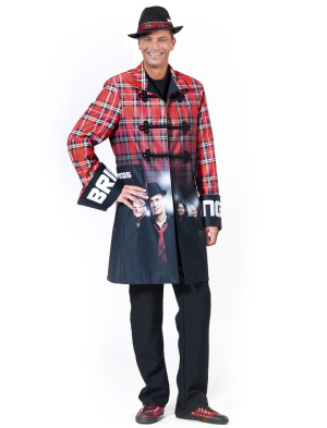 Jacke Brings Herren XS in schottenkaro für Herren | Kostüm für Halloween & Karneval | Deiters