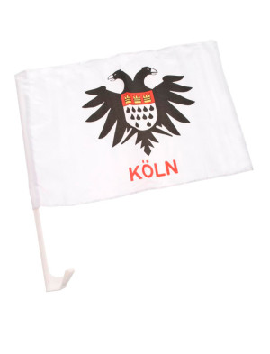 Autoflagge Köln Adler 45x30m | Partydeko für Karneval, Halloween & mehr | Deiters