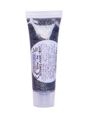 Glitzer-Gel 18ml schwarz