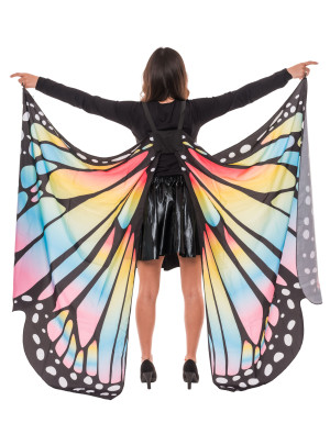 Flügel Schmetterling aus Stoff 85 x 130cm bunt