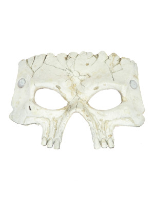 Augenmaske Schädel beige