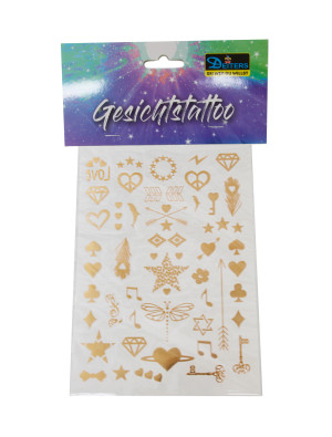 Tattoo Love Metallic gold