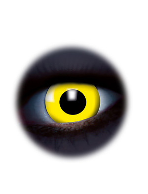 Kontaktlinsen UV Flash Yellow | Kostümzubehör & Accessoires für Karneval & Halloween | Deiters
