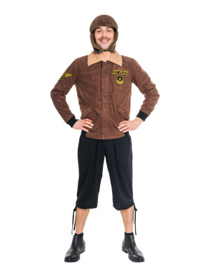 Jacke Jetpilot Herren braun S/M