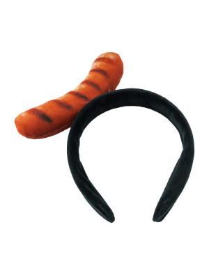 Haarreif Bratwurst braun