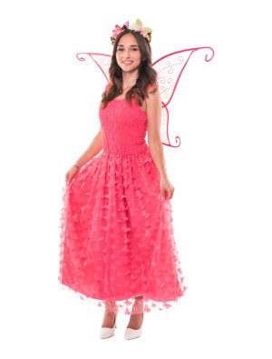 Kleid Schmetterling für Damen in pink | Karneval | Tierkostüme | Deiters