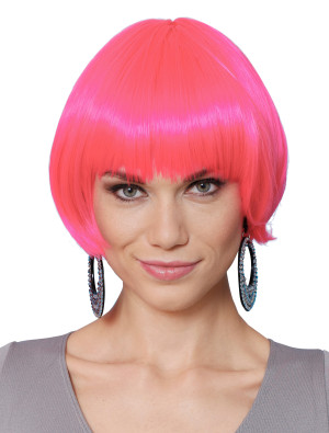Perücke Bob pink one size | Kostümzubehör & Accessoires für Karneval & Halloween | Deiters
