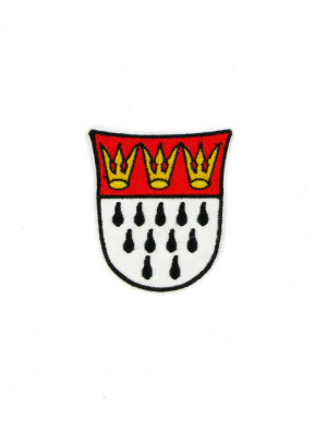 Bügelpatch Kölner Wappen klein 7cm