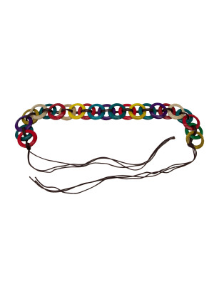 Gürtel Hippie aus Kreisen bunt