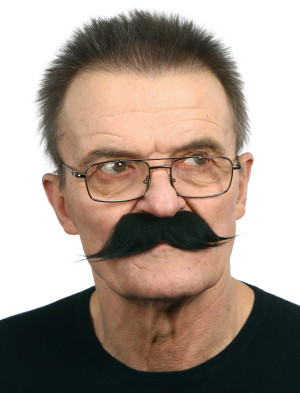 Bart Lehrer schwarz | Kostümzubehör & Accessoires für Karneval & Halloween | Deiters