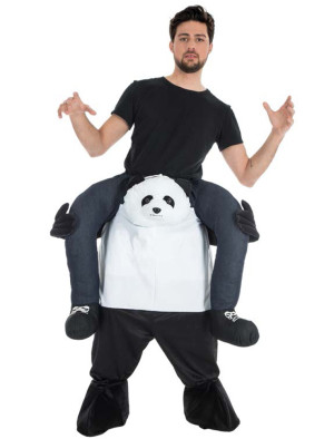 Kostüm Huckepack Panda für Herren in schwarz/weiß | Karneval | Tierkostüme | Deiters