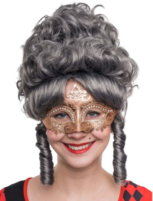 Venezianische Maske Pompös gold
