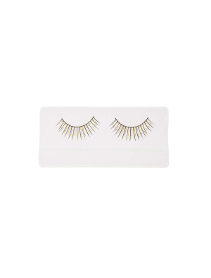 Wimpern schwarz/gold