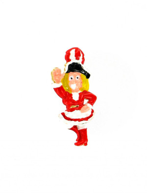 Pin Funkenmariechen rot/weiß | Kostümzubehör & Accessoires für Karneval & Halloween | Deiters