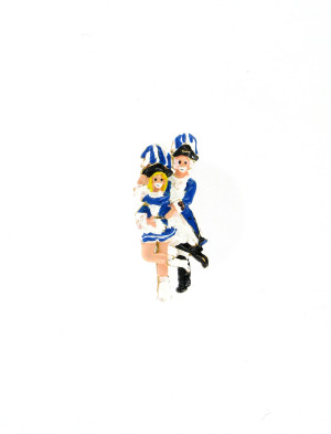 Pin Funkenpaar blau/weiß | Kostümzubehör & Accessoires für Karneval & Halloween | Deiters