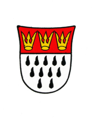 Bügelpatch Kölner Wappen 12cm