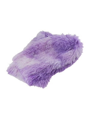 Beinstulpen Plüsch 35cm lila/weiß one size | Kostümzubehör & Accessoires für Karneval & Halloween | Deiters