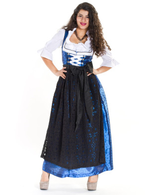 Dirndl Julia, Damen, Blau | Trachtenmode für Oktoberfest | Deiters