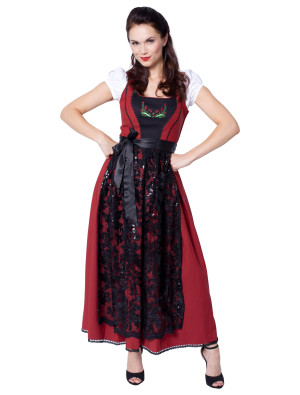 Dirndl Christa, Damen, Rot | Trachtenmode für Oktoberfest | Deiters