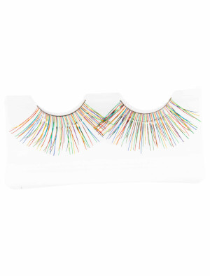 Wimpern Lametta bunt