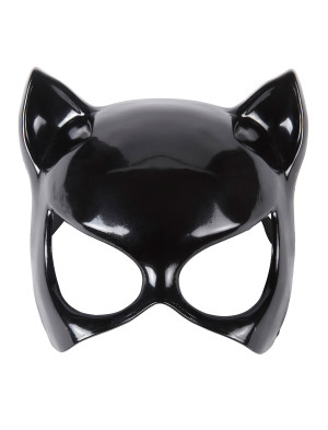 Maske Katze schwarz