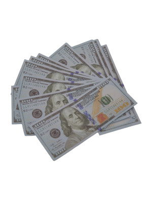 Spielgeld Dollarnoten bunt