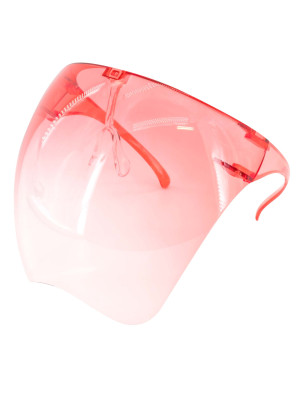 Brille Visier rot
