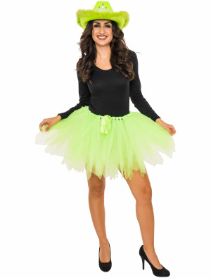 Petticoat Damen neongrün one size