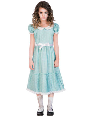 Geister Kostüm für Mädchen | Kleid gruselige Schwester Blau | Halloween Kostüm | Deiters