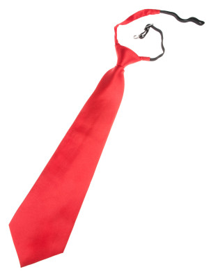 Krawatte Satin rot