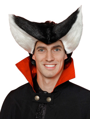 Perücke Vampir schwarz/weiß | Kostümzubehör & Accessoires für Karneval & Halloween | Deiters