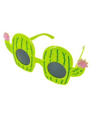 Brille Kaktus grün