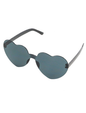 Brille Herz schwarz