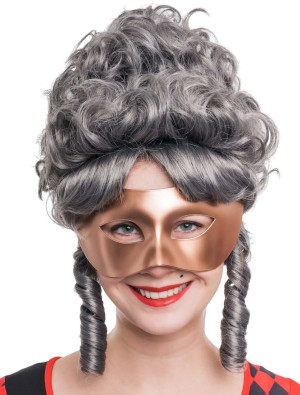Venezianische Maske metallic gold