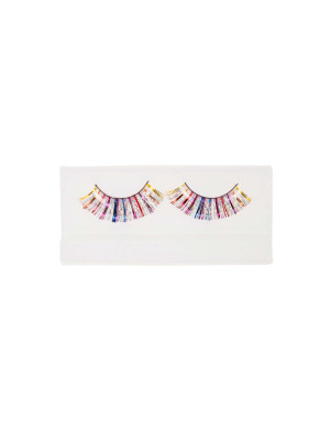 Wimpern Glitzer Regenbogen