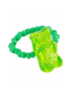 Ring HARIBO Goldbären grün one size