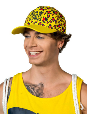 JIS Cap Logo Jeck im Sunnesching schwarz/gelb