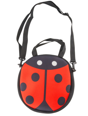 Tasche Marienkäfer rot/schwarz