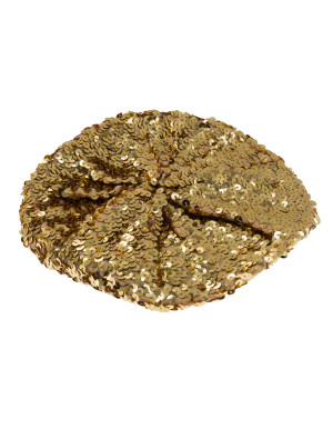 Barett Pailletten gold one size