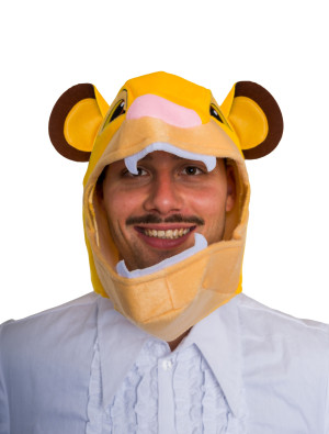 Mütze Löwe gelb