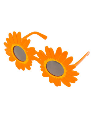Brille Blume orange