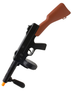 Maschinengewehr 20er Jahre 50cm schwarz/braun | Kostümzubehör & Accessoires für Karneval & Halloween | Deiters