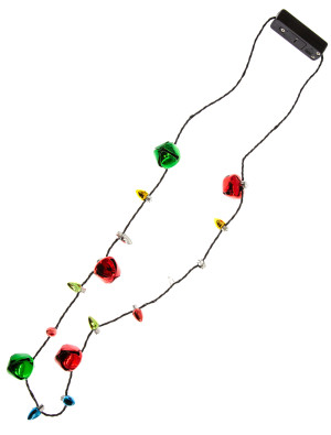 Halskette LED Weihnachten 45cm bunt | Kostümzubehör & Accessoires für Karneval & Halloween | Deiters
