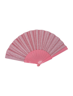 Fächer mit Glitzer pink