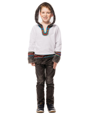 Oberteil Polar Junge Jungen weiß 104